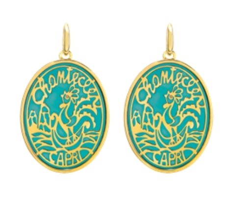 Pendientes Chantecler Mujer Logo Chantecler in Oro Diamante 0.01 Ct 44680 - 44680